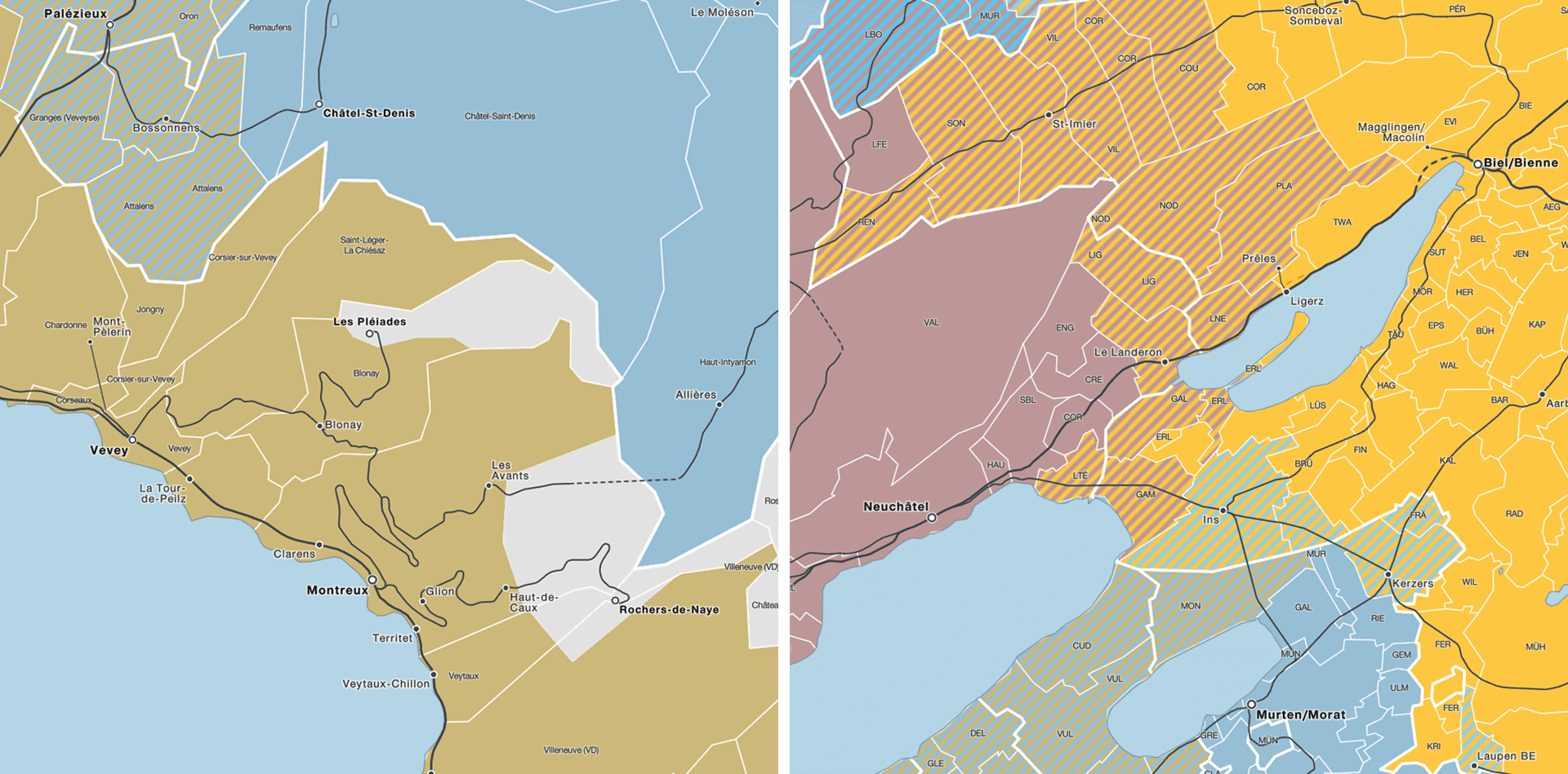 Tarifverbundkarte der Schweiz